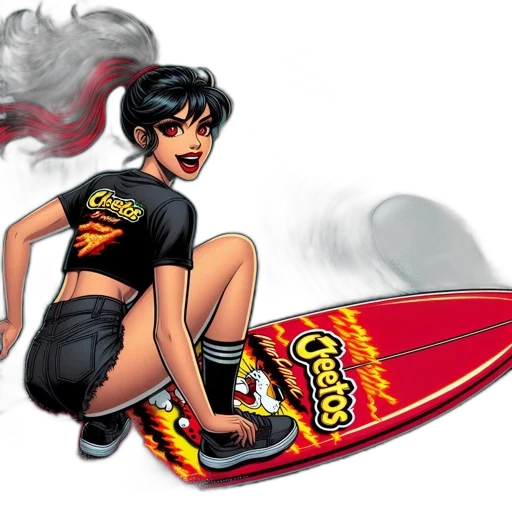 comic book art, concept art, cartoon, photorealistic transparent PNG cut-out
