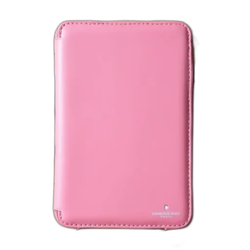 pink, tablet, case, heart-shaped transparent PNG cut-out
