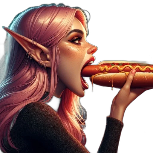 food, fantasy art, concept art, comic book art transparent PNG cut-out