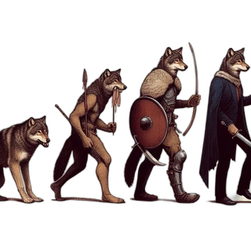 concept art, fantasy art, pixel art, comic book art transparent PNG cut-out