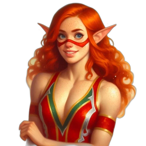dress, staff, fantasy art, concept art transparent PNG cut-out
