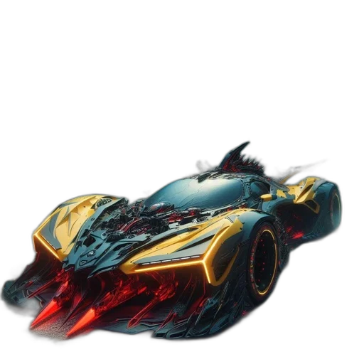 car, weapon, dragon, mask transparent PNG cut-out