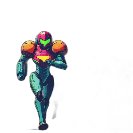 robot, weapon, concept art, pixel art transparent PNG cut-out