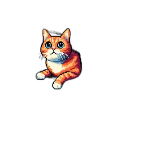 animal, staff, creature, pixel art transparent PNG cut-out