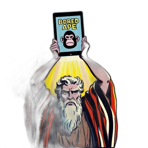 comic book art, ethereal, illustration, features transparent PNG cut-out