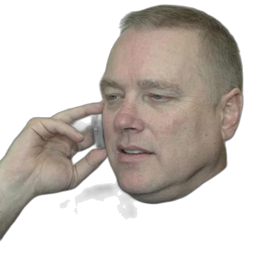 face, staff, man, black transparent PNG cut-out