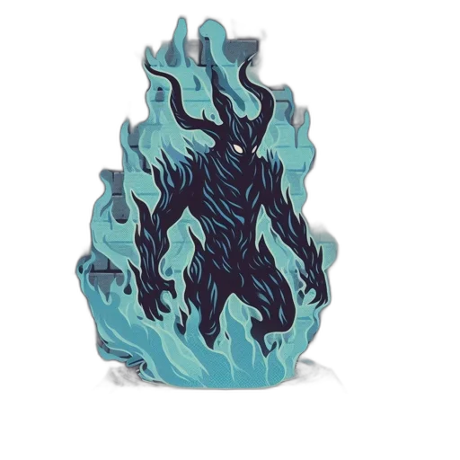 creature, dragon, mask, staff transparent PNG cut-out