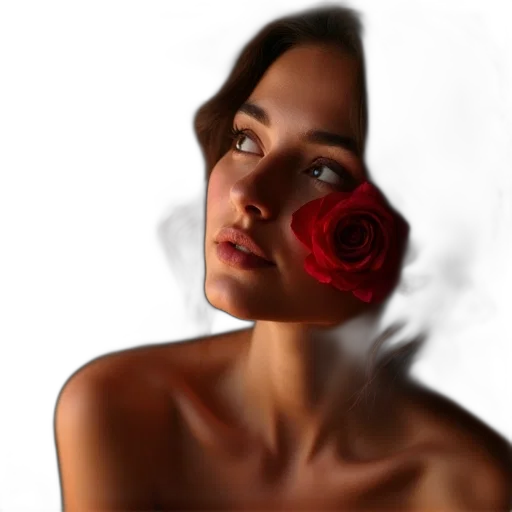 flower, face, jewelry, mask transparent PNG cut-out