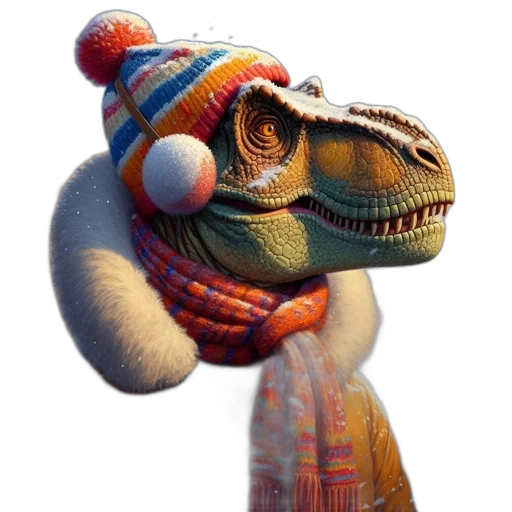 dragon, hat, animal, creature transparent PNG cut-out