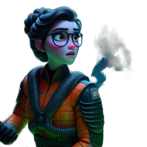 staff, weapon, jacket, face transparent PNG cut-out