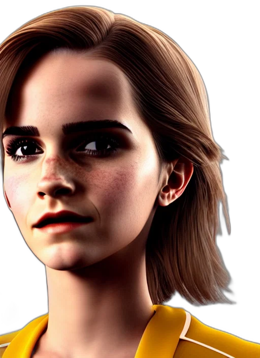 face, photorealistic, concept art, 3d render transparent PNG cut-out