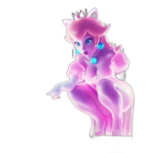 crown, robot, dress, creature transparent PNG cut-out