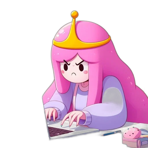 crown, staff, hat, creature transparent PNG cut-out