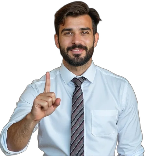 staff, face, jacket, furniture transparent PNG cut-out