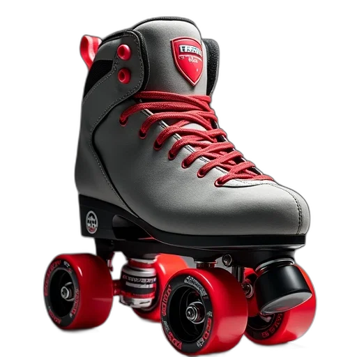 shoes, 3d render, roller, derby transparent PNG cut-out