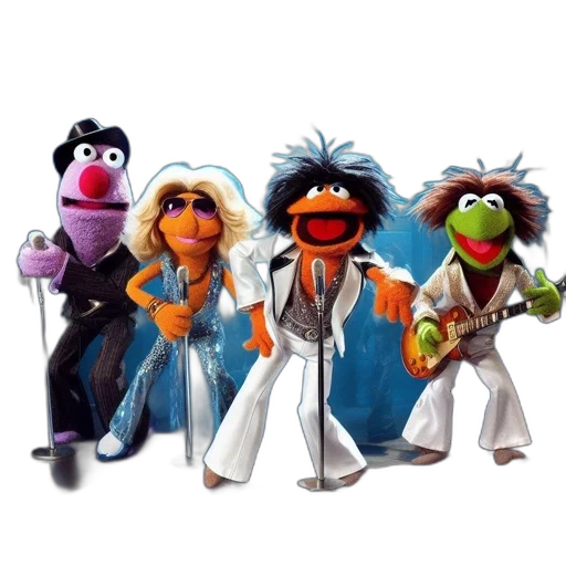 staff, concept art, four, muppets transparent PNG cut-out