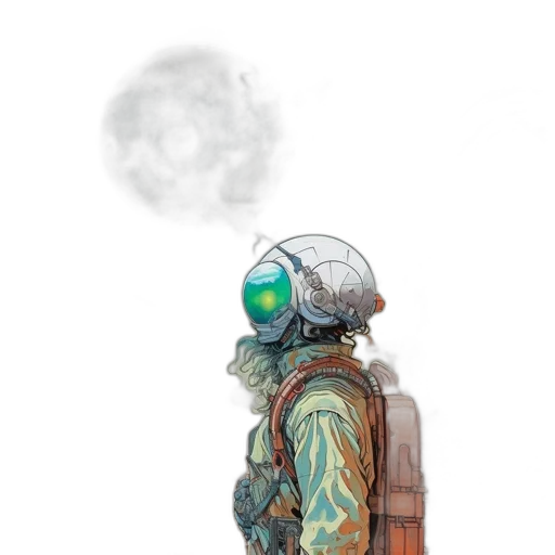 jacket, mask, robot, face transparent PNG cut-out