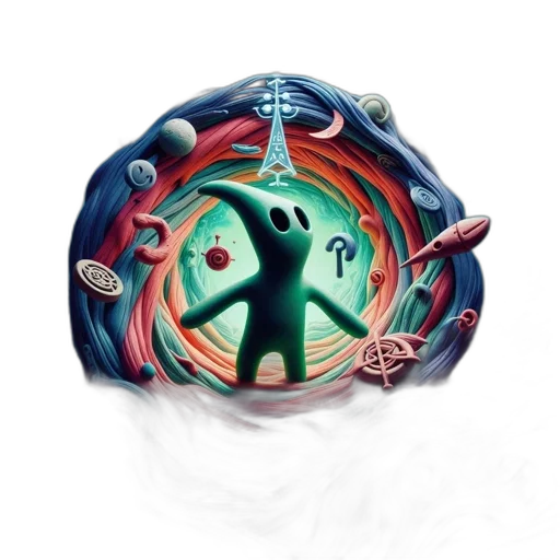 mask, staff, jewelry, creature transparent PNG cut-out