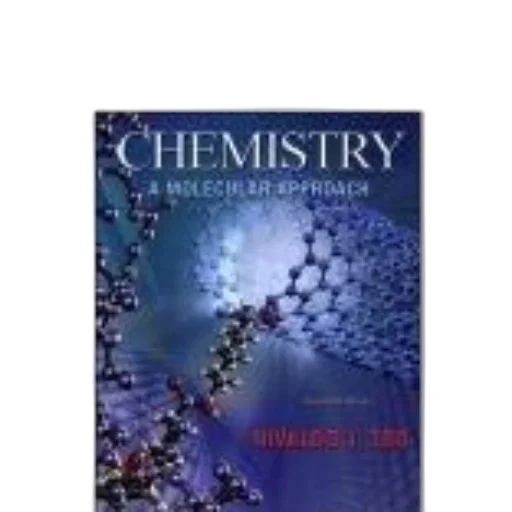 chemistry, textbook, cover, featuring transparent PNG cut-out