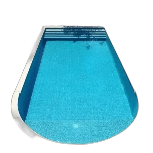 3d render, vaporwave, underwater, blue transparent PNG cut-out