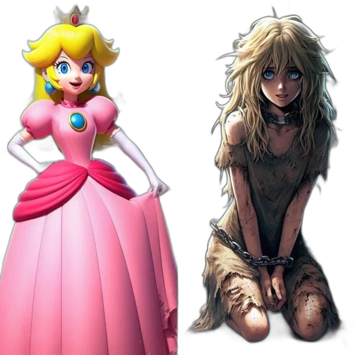 dress, concept art, 3d render, pixel art transparent PNG cut-out