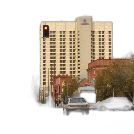 building, photorealistic, concept art, 3d render transparent PNG cut-out