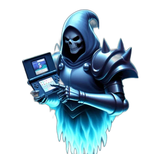 robot, weapon, staff, vaporwave transparent PNG cut-out