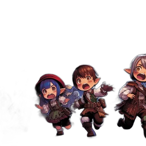 pixel art, concept art, fantasy art, watercolor transparent PNG cut-out