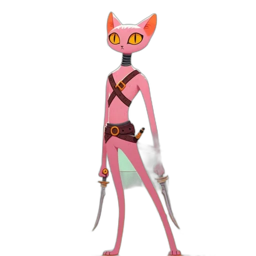 staff, creature, animal, robot transparent PNG cut-out