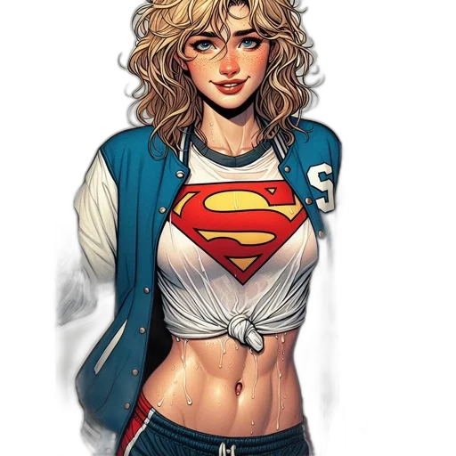 jacket, comic book art, concept art, cartoon transparent PNG cut-out