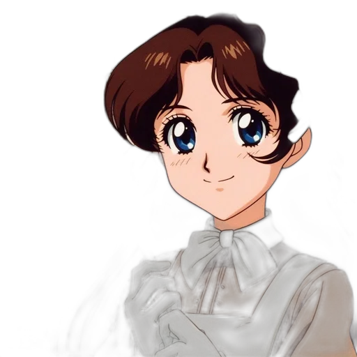 face, anime, cartoon, watercolor transparent PNG cut-out