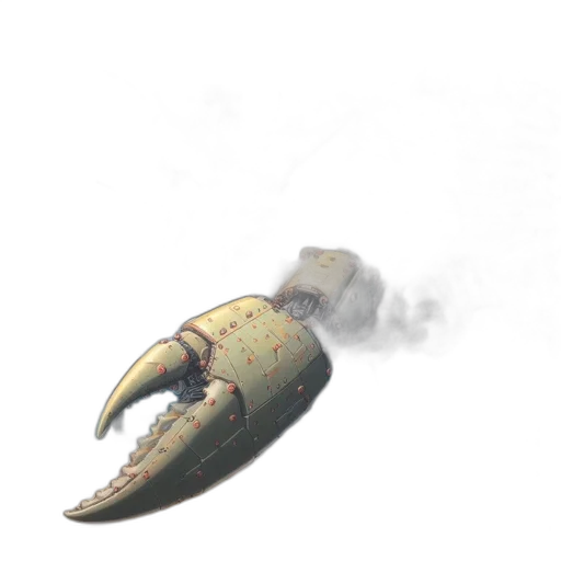 weapon, creature, staff, robot transparent PNG cut-out