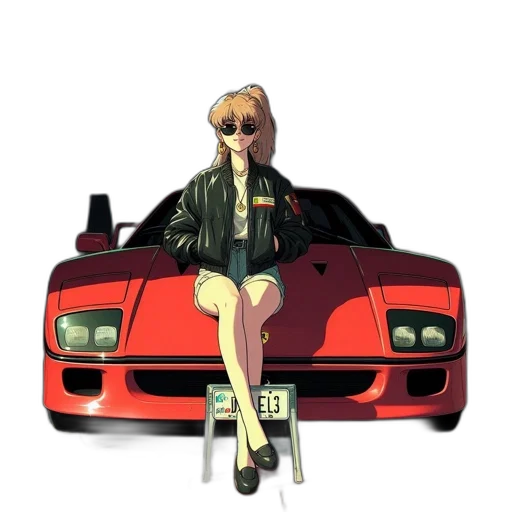car, jacket, animal, weapon transparent PNG cut-out