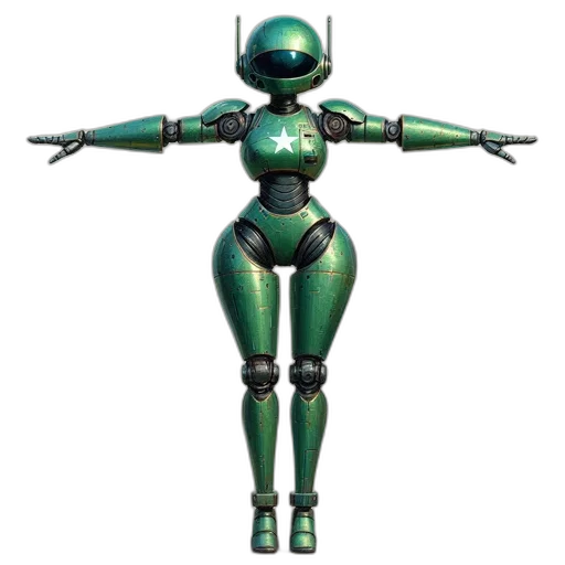 robot, weapon, staff, concept art transparent PNG cut-out