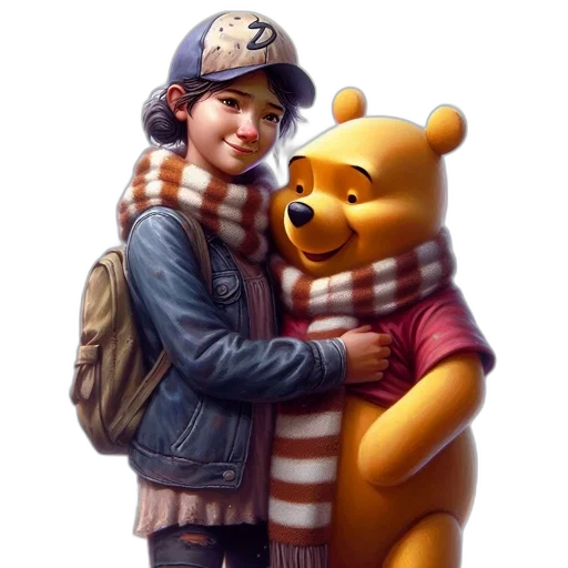 concept art, photorealistic, 3d render, oil painting transparent PNG cut-out