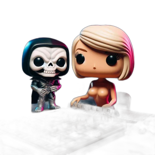 concept art, 3d render, two, toy transparent PNG cut-out