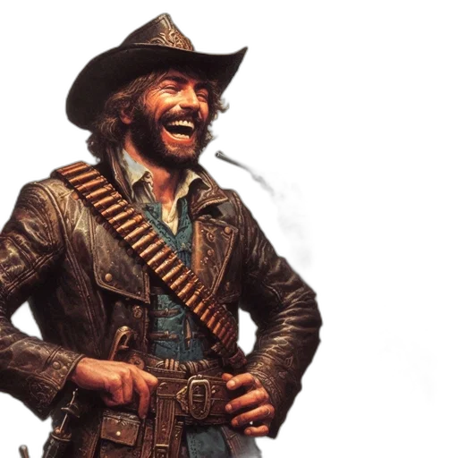 jacket, two, contrasting, characters transparent PNG cut-out