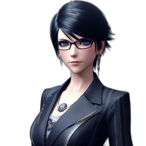 staff, jacket, face, dress transparent PNG cut-out