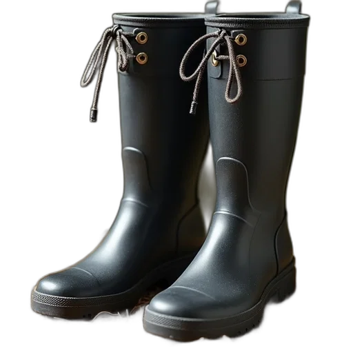 shoes, photorealistic, 3d render, rain transparent PNG cut-out