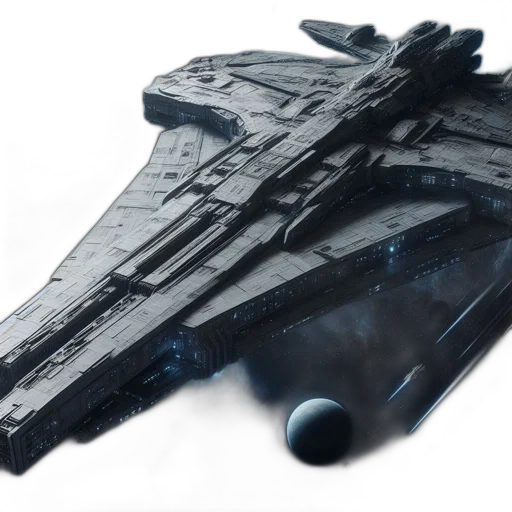 weapon, concept art, 3d render, outer space transparent PNG cut-out
