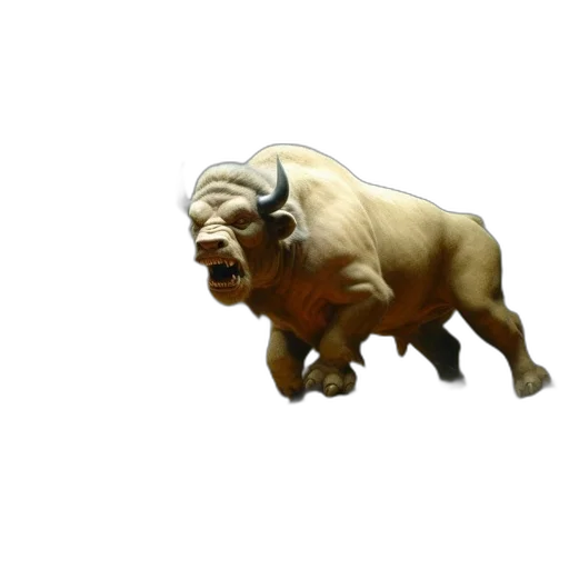 animal, 3d render, concept art, photorealistic transparent PNG cut-out