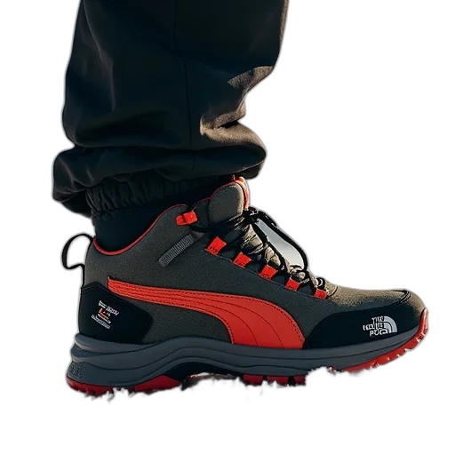 shoes, 3d render, photorealistic, north transparent PNG cut-out