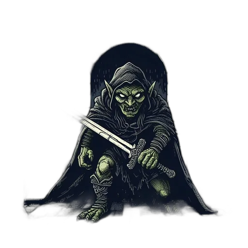 staff, mask, creature, face transparent PNG cut-out