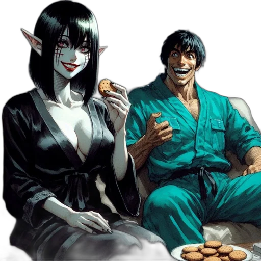 food, comic book art, concept art, anime transparent PNG cut-out