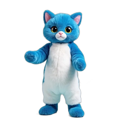 creature, animal, staff, blue transparent PNG cut-out