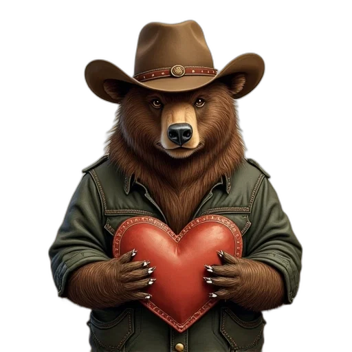 hat, animal, jacket, concept art transparent PNG cut-out