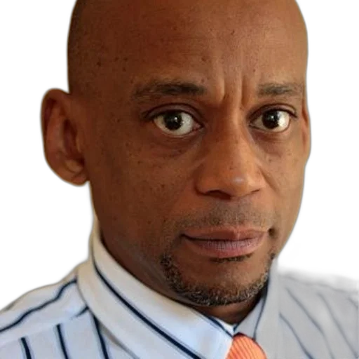 staff, bald, man, striped transparent PNG cut-out