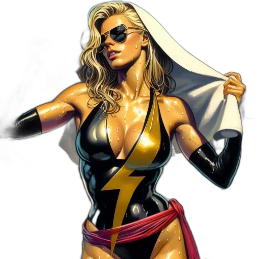 comic book art, concept art, cartoon, fantasy art transparent PNG cut-out