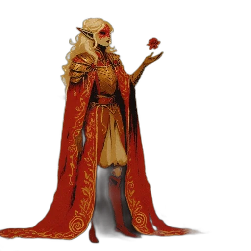 staff, concept art, fantasy art, 3d render transparent PNG cut-out