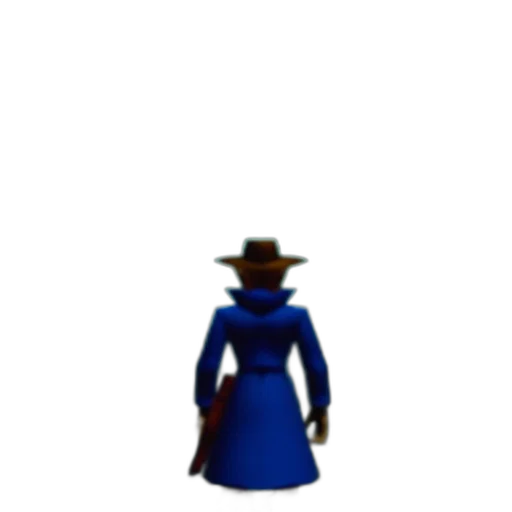 hat, staff, dress, robot transparent PNG cut-out